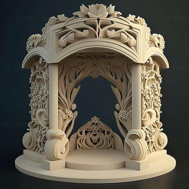 3D model Chuppah (STL)